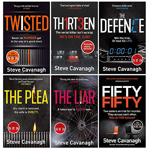 Eddie Flynn Series 6 Paperback Book Collection by Steve Cavanagh | Gripping Legal Thrillers, Crime & Mystery Fiction | Bestselling Courtroom Drama Set