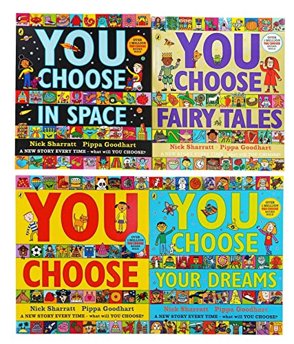 You Choose Explore Series– 4 Book Set by Nick Sharratt & Pippa Goodhart|Interactive Adventure Books for Kids 6–12 |Fun, Creative Reading