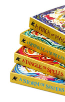 Michelle Harrison A Pinch of Magic Adventure Collection 4 Books Set(A Tangle Of Spells,A Pinch of Magic ,A Sprinkle of Sorcery ,A Storm Of Sisters)