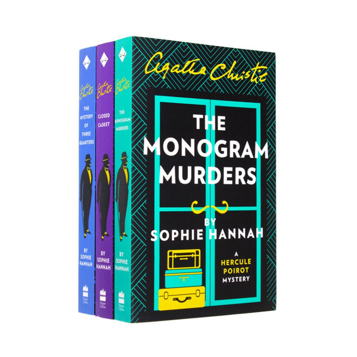 The New Hercule Poirot Mysteries Book Series (1-3) by Sophie Hannah | Agatha Christie Collection Set | Best Crime & Mystery Thriller Books
