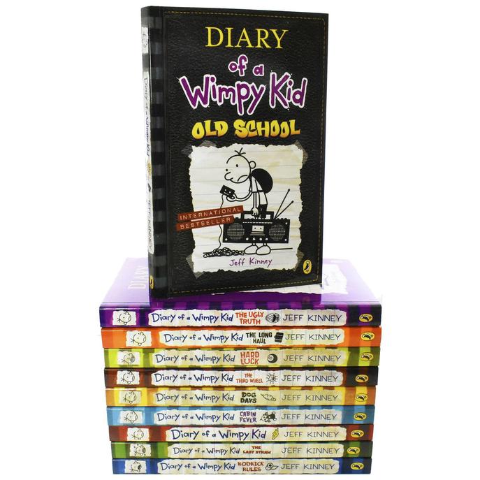 Diary of a Wimpy Kid 10 Books Box Set By Jeff Kinney Pack