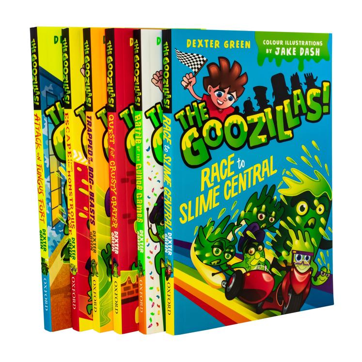 Dexter Green The Goozillas Series Attack on Fungus Fort 6 Books Collection Set