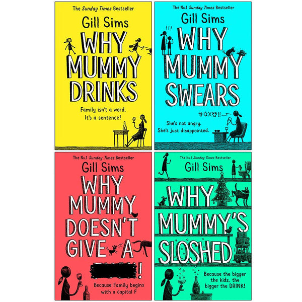 Why Mummy 4 Books Set Collection By Gill Sims