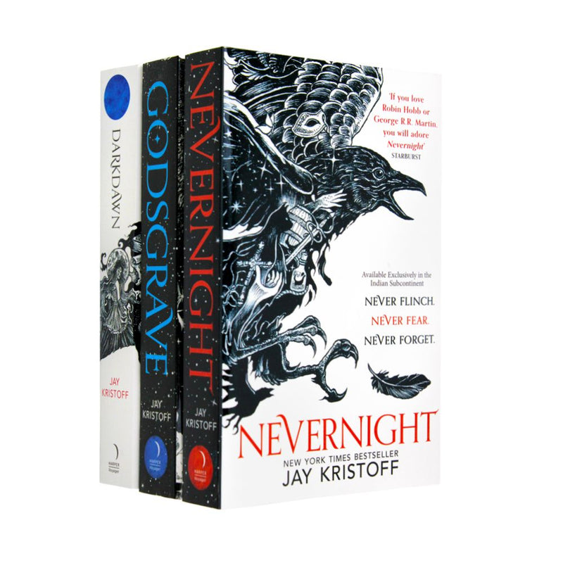 The Nevernight Chronicle Series 3 Books Collection Set by Jay Kristoff - Nevernight, Godsgrave, Darkdawn