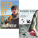Step By Step By Simon Reeve & The Salt Path By Raynor Winn 2 Books Collection Set