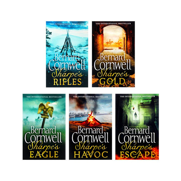 Bernard Cornwell The Sharpe Series 5 Books Collection Set (6-10) – Action-Packed Historical Fiction Novels | Adventure, War, and Escape Stories