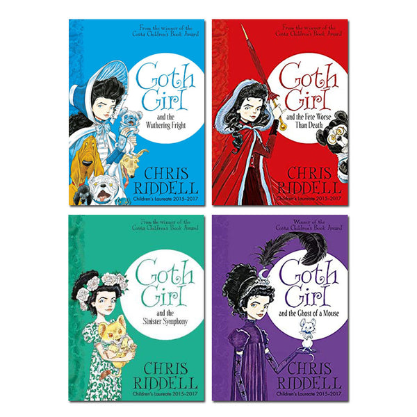 Goth Girl 4 Books Set Collection by Chris Riddell