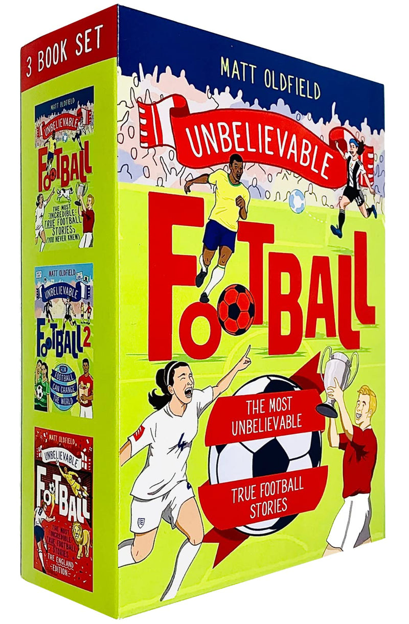 Unbelievable Football True Stories 3 Books Collection Box Set By Matt Oldfield