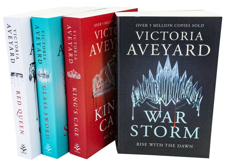 Red Queen Series 4 Book Set by Victoria Aveyard – YA Fantasy Bestselling Collection, Dystopian Adventure Novels for Young Adults, Fiction