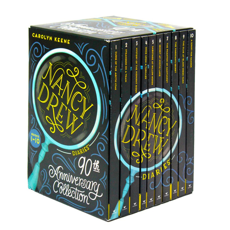 Nancy Drew Diaries 90th Anniversary Collection 10 Books Set by Carolyn Keene