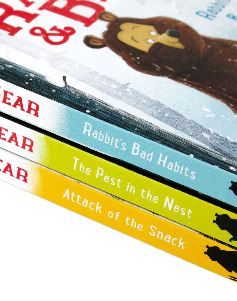The Rabbit and Bear Collection 3 Books Box Set (Rabbit's Bad Habits, The Pest in the Nest & Attack of the Snack)