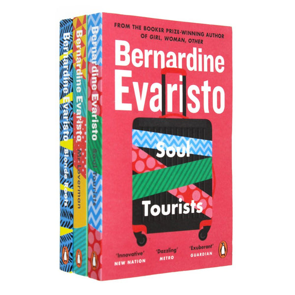 Photo of Bernardine Evaristo 3 Book Set on a White Background