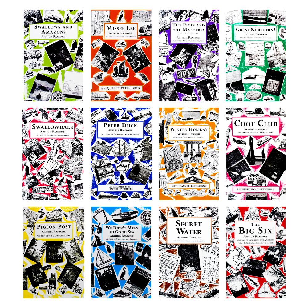 Swallows and Amazons 12 Book Set by Arthur Ransome | Classic Children's Adventure Series, Outdoor Fun, Timeless Tales, Family Reading