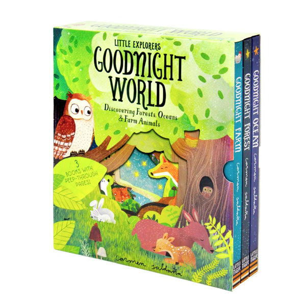 Peep Inside Board Books Goodnight World Little Explorers 3 Books Collection Set