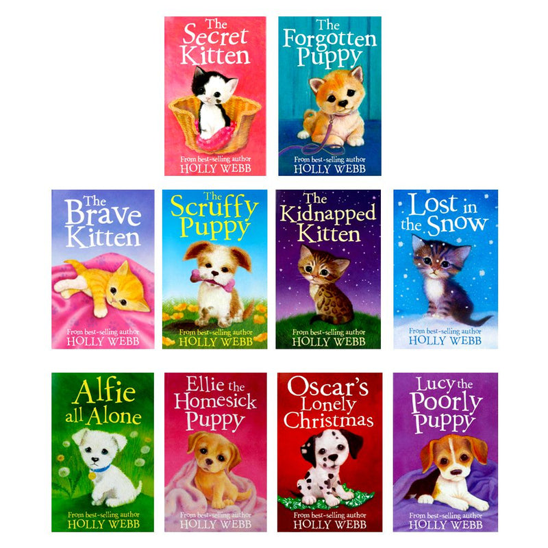 Holly Webb 10 Books Set Animal Stories Puppy and Kitten Rescue Series series 3