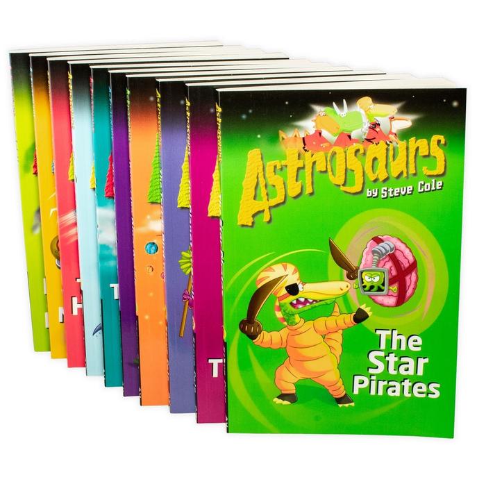 Steve Cole Astrosaurs Series Collection 10 Books Set Volume 1- 10