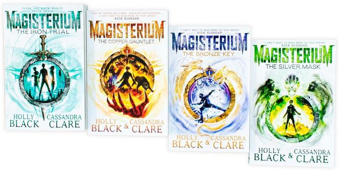 Magisterium Series 4 Books Set Collection Copper Gauntlet, Silver Mask