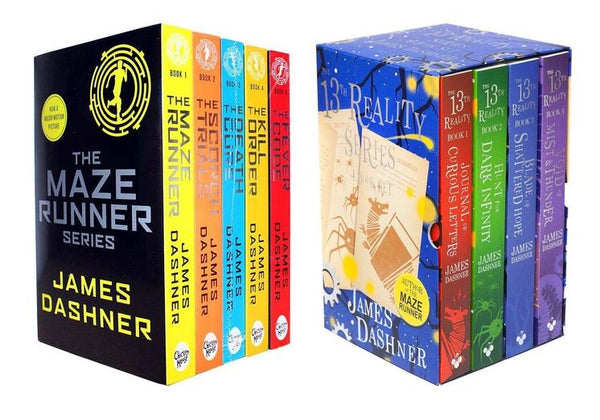 James Dashner 9 Paperback Book Collection Set | The Maze Runner & The 13th Reality Series | YA Sci-Fi, Dystopian Adventure, Fiction, Thrilling Stories