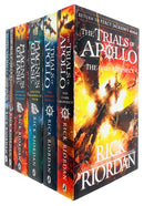 Rick Riordan Trials of Apollo and Magnus Chase Series 6 Books Collection Set