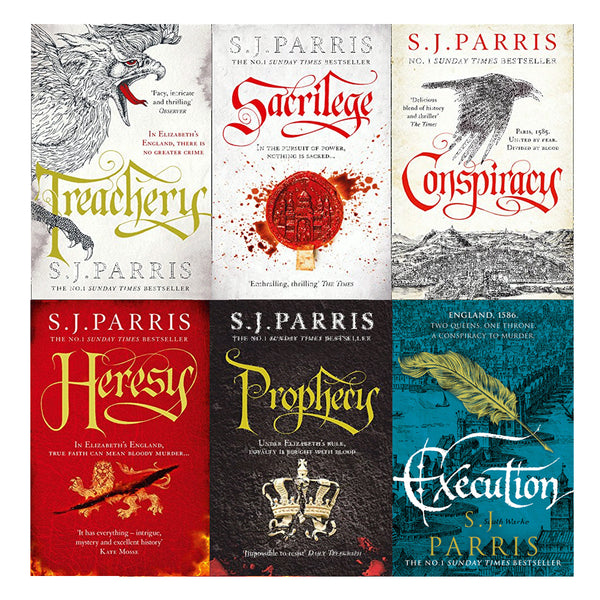 Giordano Bruno Series 6 Books Collection Set By S. J. Parris