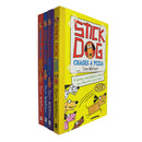 Stick Dog Series By Tom Watson 4 Books Collection Set Inc Stick Dog Wants a Hot