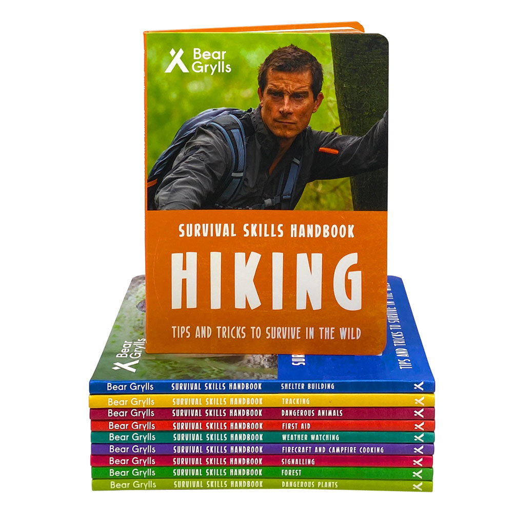 Bear Grylls Survival Skills Handbook Collection - 10 Book Set for Wilderness Survival, Adventure & Outdoor Skills - New Edition Survival Guide Book
