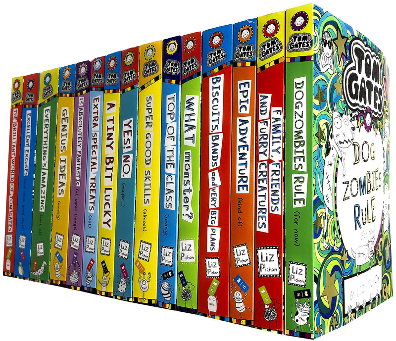 Tom Gates Series 15 Books Collection Set By Liz Pichon ( Books 1-15 )