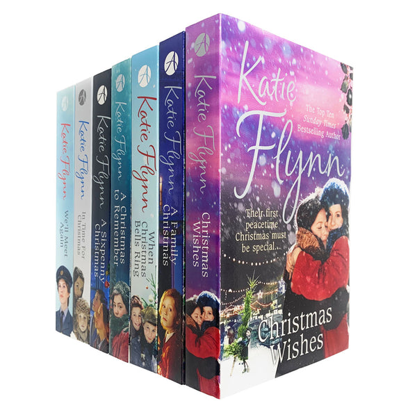 Katie Flynn Christmas Collection 7 Books Set Pack Christmas Candle, Wishes