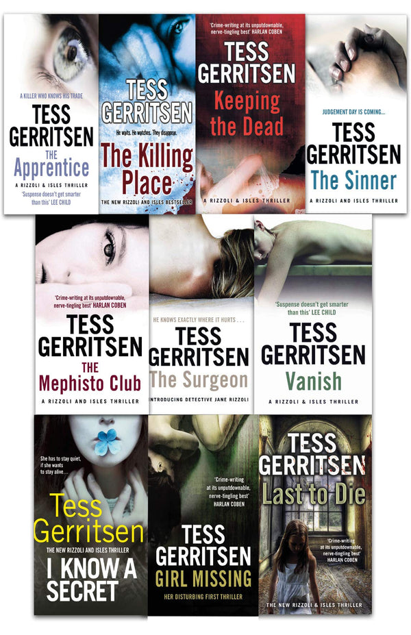 Tess Gerritsen Rizzoli & Isles Thriller 10 Books Collection Set