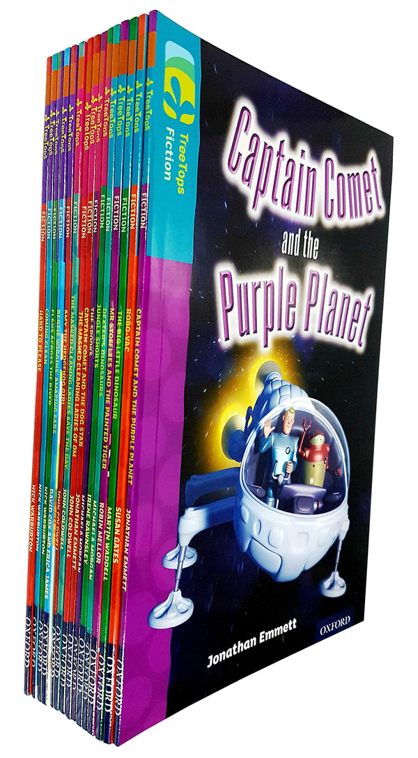 Treetop Fiction 15 Books Collection Set New Pack Captain Comet and the Purple
