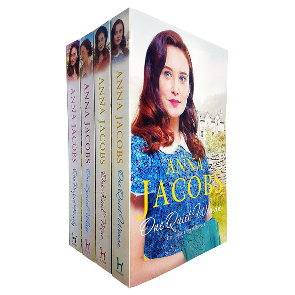 Anna Jacobs Ellindale Saga Series 4 Books Collection Set (One Quiet Woman, One Kind Man, One Special Village & One Perfect Family)