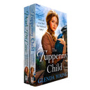 Glenda Young 2 Books Collection Set (The Tuppenny Child, Pearl of Pit Lane)