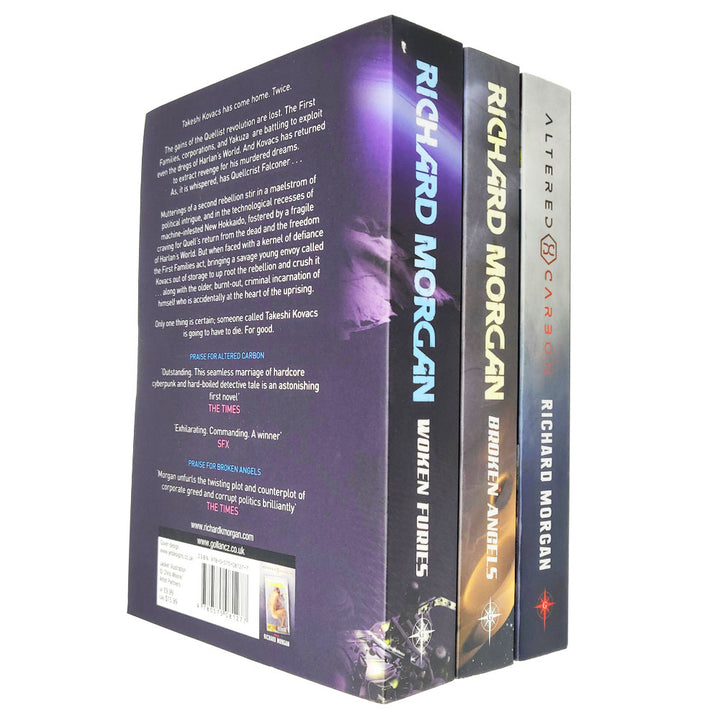 Richard Morgan Altered Carbon Netflix Collection 3 Books Set | Sci-Fi Thriller, Dystopian & Cyberpunk Fiction, Media Tie-In & Collectible Novels