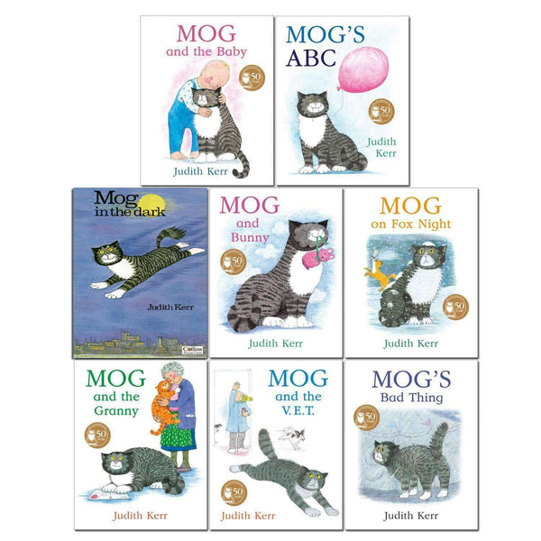 Mog The Cat Books Series 8 Books Collection Set Pack By Judith Kerr