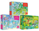 Usborne Book And Jigsaw 3 Books Set Collection