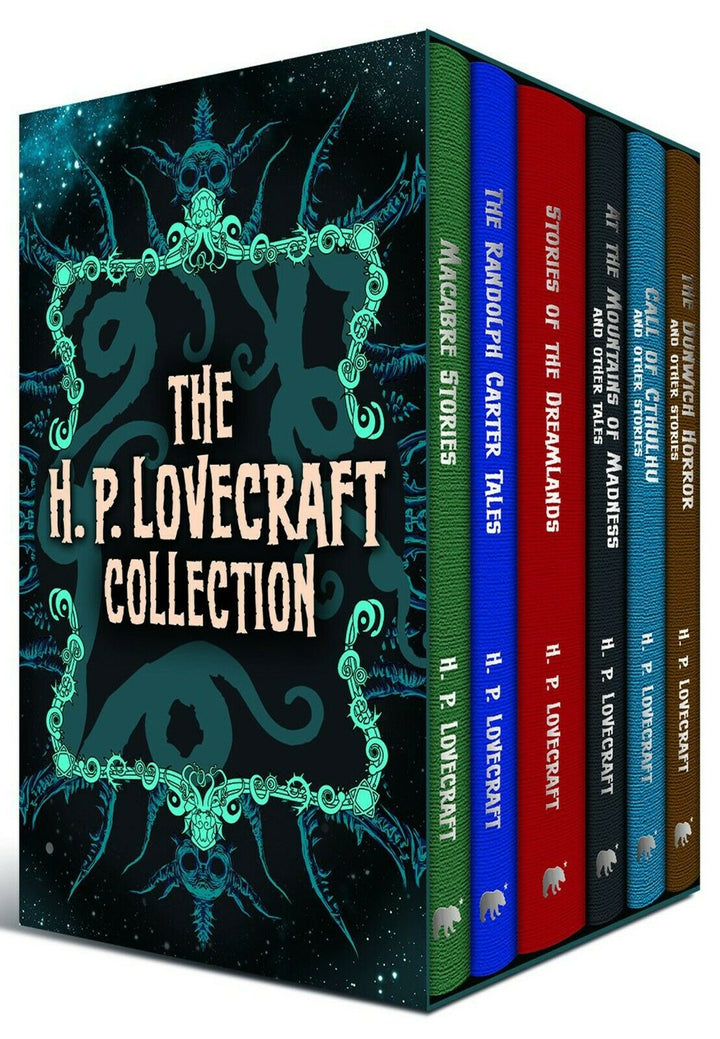 H. P. Lovecraft 6-Book YA Collection Box Set by Arcturus | Classic horror, supernatural fiction, gothic tales, monsters, dark fantasy, cosmic terror