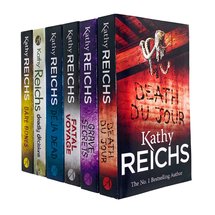 Kathy Reichs Temperance Brennan Series 6 Books Set Collection (Series 1) - Mystery Thriller Crime Detective Fiction Novels Bestseller