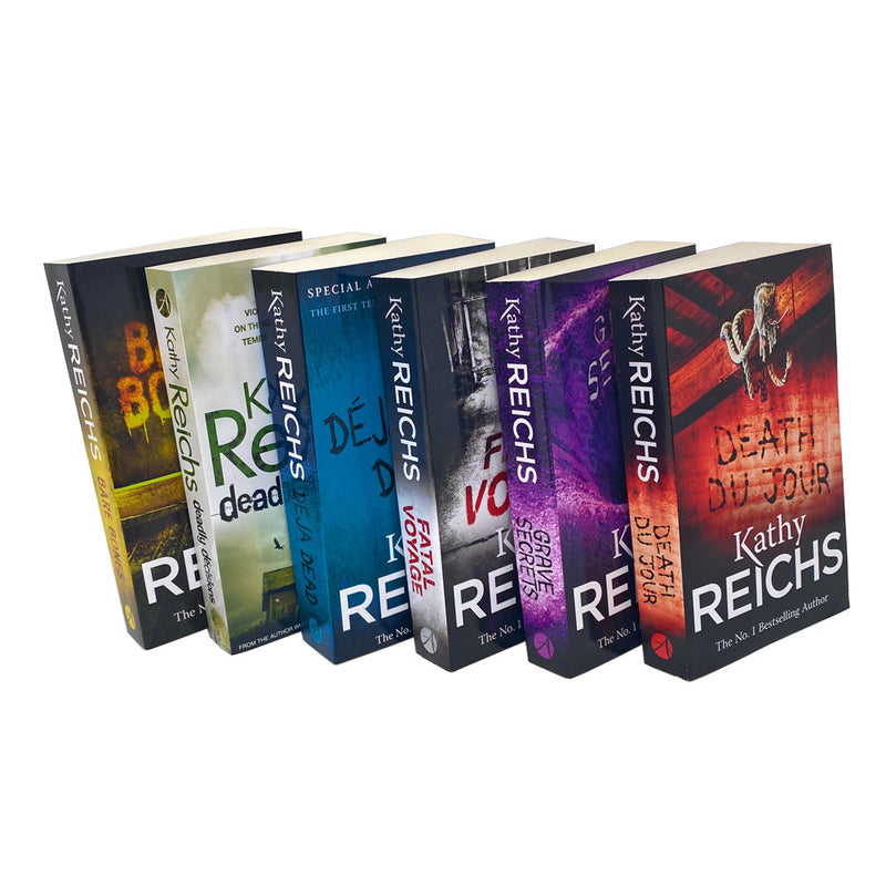 Kathy Reichs Temperance Brennan Series 6 Books Set Collection (Series 1) - Mystery Thriller Crime Detective Fiction Novels Bestseller Paperback