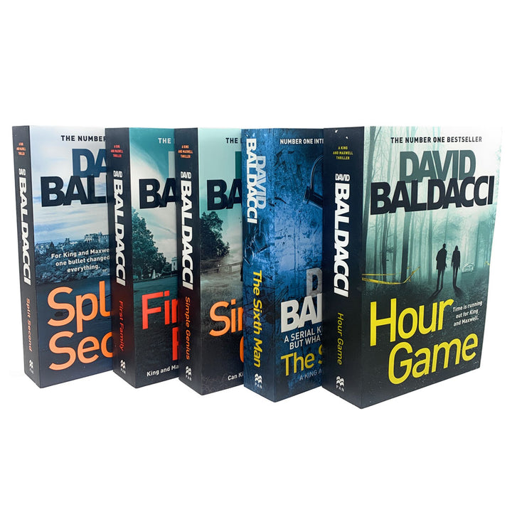 David Baldacci King and Maxwell Series 5-Book Collection – Action-Packed Thriller & Mystery Set | Crime, Suspense & Bestselling Fiction Novels