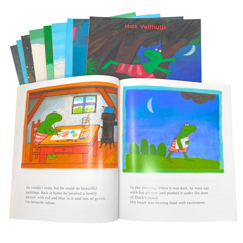 Frog Series 10 Picture Flat Books Collection Set by Max Velthuijs