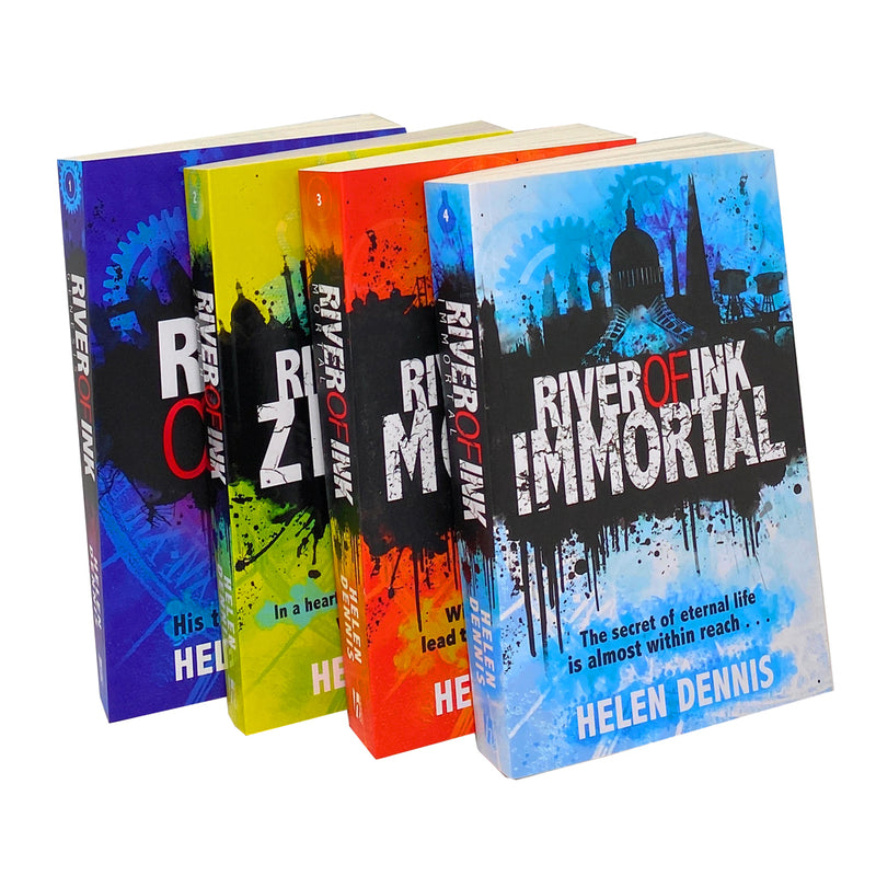 River of Ink Series 4 Books Collection Set By Helen Dennis (Genesis, Zenith, Mortal, Immortal)