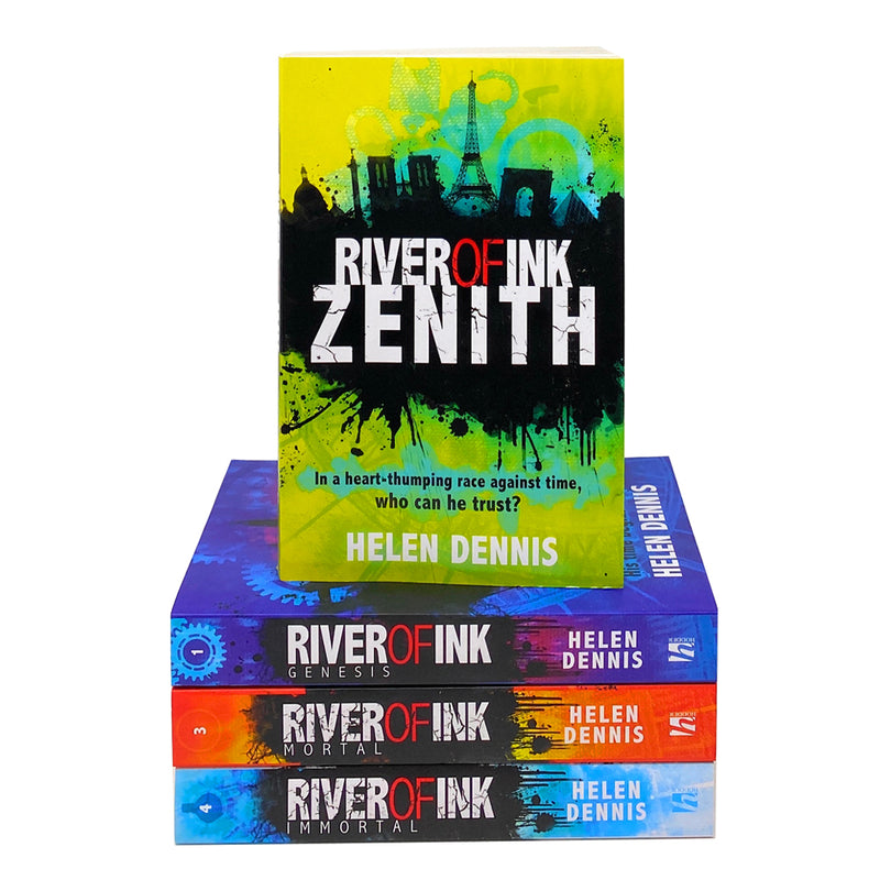 River of Ink Series 4 Books Collection Set By Helen Dennis (Genesis, Zenith, Mortal, Immortal)