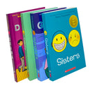 Raina Telgemeier Collection 4 Books Bundle With Gift Journal (Sisters, Drama, Smile, Ghosts)