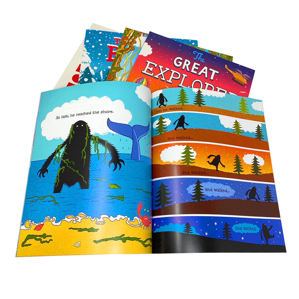 Chris Judge 5-Book Picture Flat Collection | Fun & Imaginative Children's Stories – Brave Beast, Explorer, Snow, Tin & More | Adventure & Creativity