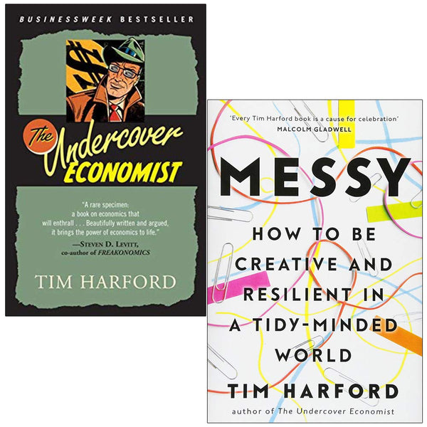 Tim Harford 2 Books Collection Set Undercover Economist and How to Be Creative...
