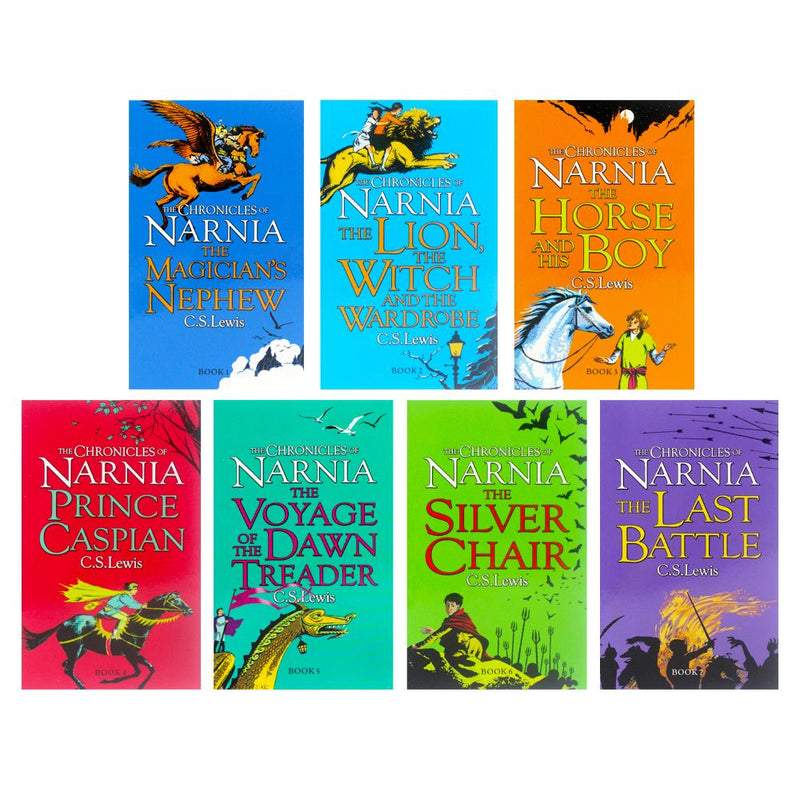 The Chronicles of Narnia Collection by C.S. Lewis – 7-Book Box Set Pack Vol 1 to 7 – A Classic Fantasy Adventure Series for Young Readers & Families!