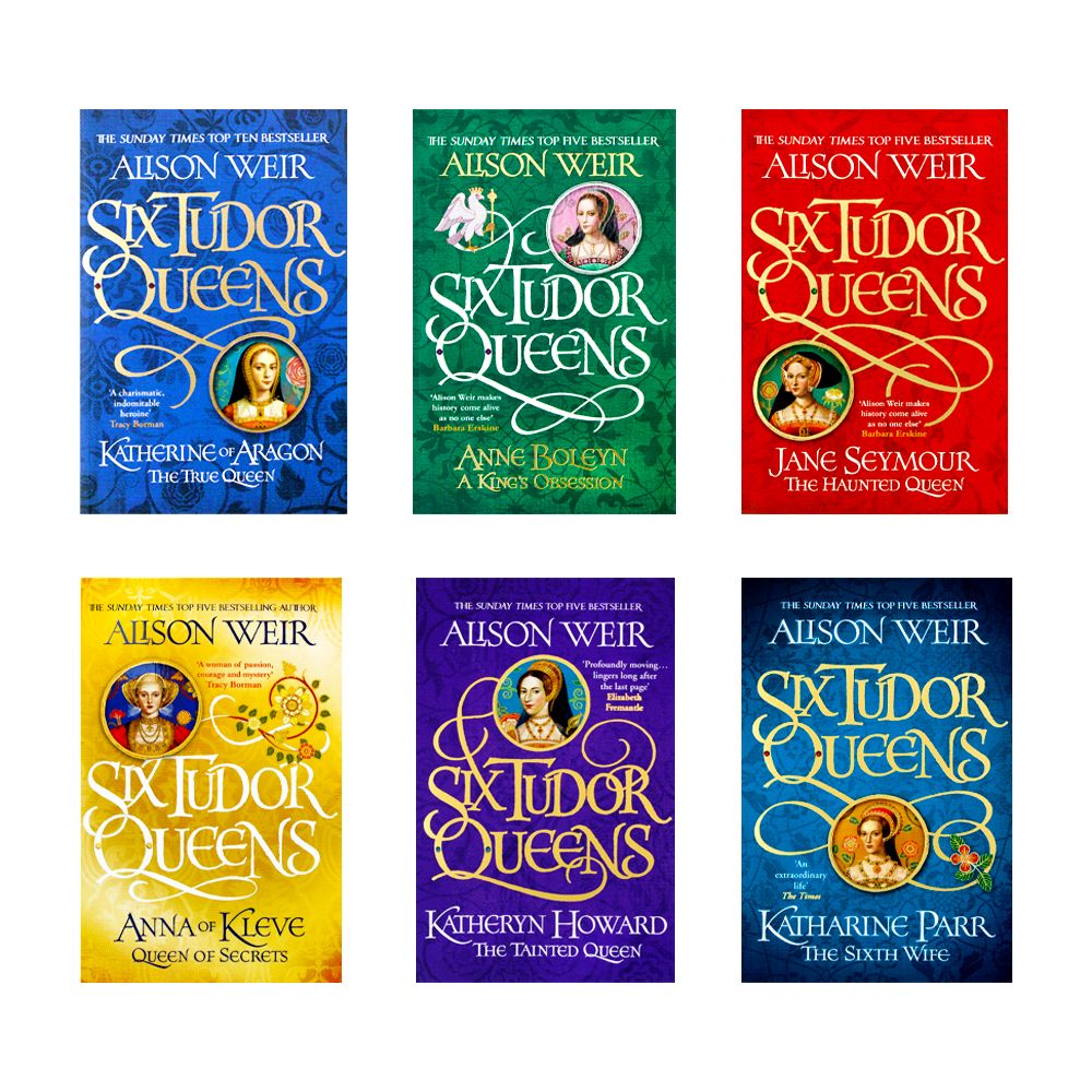 Alison Weir Six Tudor Queens Collection 6-Book Set – Historical Fiction on Katherine of Aragon, Anne Boleyn & More | Tudor History & English Monarchy