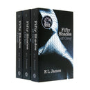 E L James Fifty Shades Movie Series 3 Books Collection Set (Fifty Shades of Grey, Fifty Shades Darker, Fifty Shades Freed)