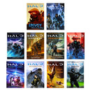 Halo Collection 10 Books Set (Hunters in the Dark, Last Light, New Blood, Envoy, Retribution, Smoke and Shadow, Bad Blood, Renegades, Point of Light & Divine Wind)