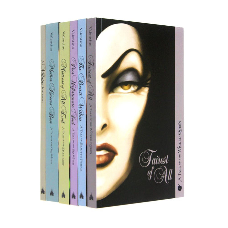 Disney Villain Tales Collection 6 Books Set By Serena Valentino (Fairest of  All, Poor Unfortunate Soul, Beast Within, Mistress of All Evil and More) -  Serena Valentino: 9789526539812 - AbeBooks